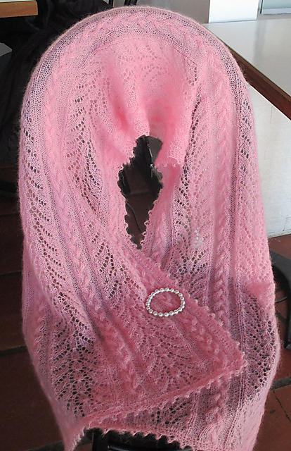 Blossom Cables Shawl