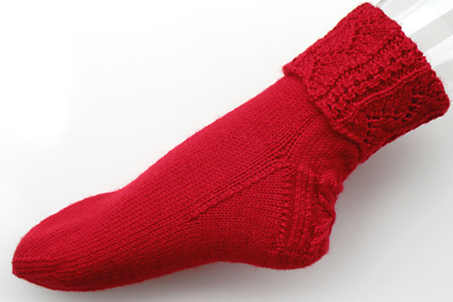 Blossom Cuffed Sox 2 (Cuff Down)