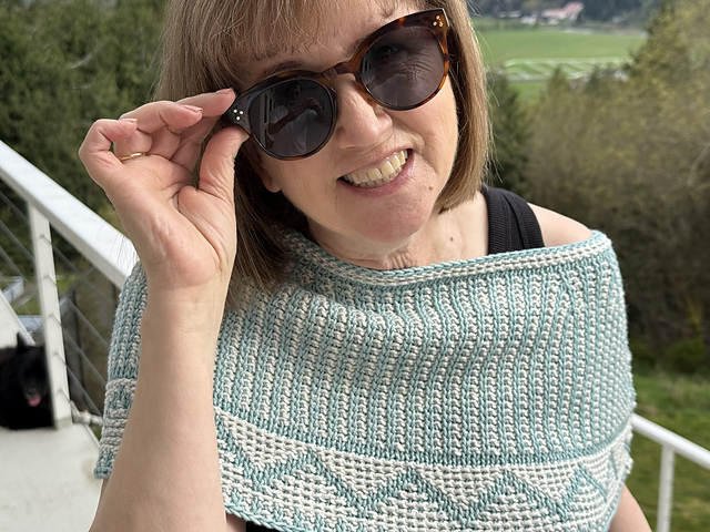 Zig Zag Poncho