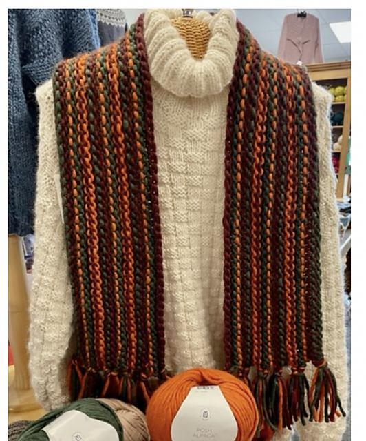 A Colorful Posh Scarf