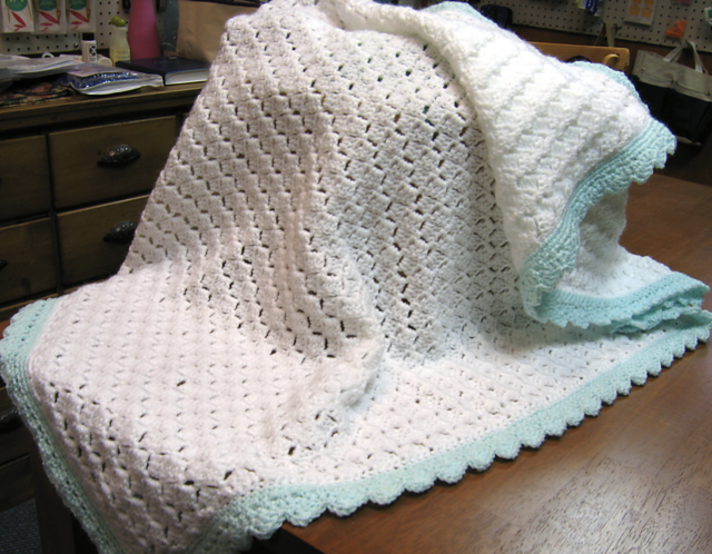 Cute Crocheted Baby Blanket