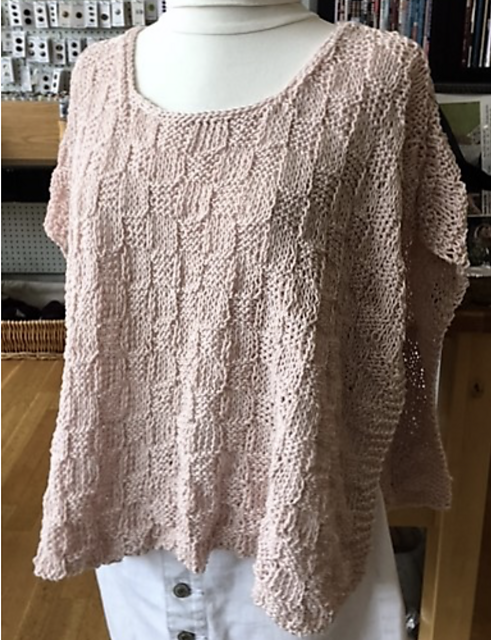 Summer Basketweave Poncho
