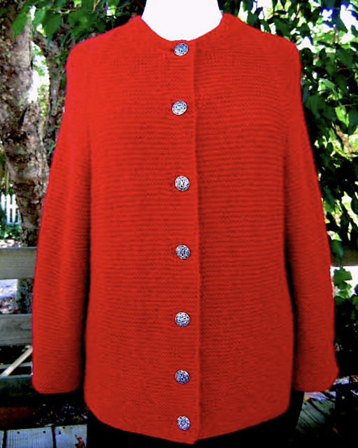 Garter Stitch Cardigan