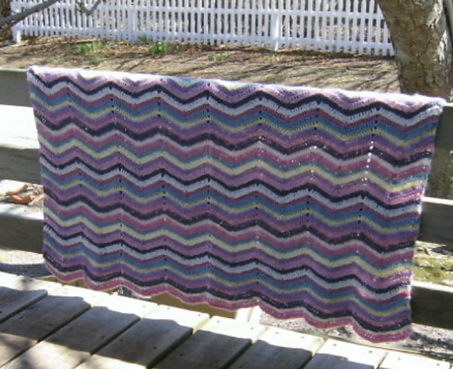 Baby Wave Crib Blanket