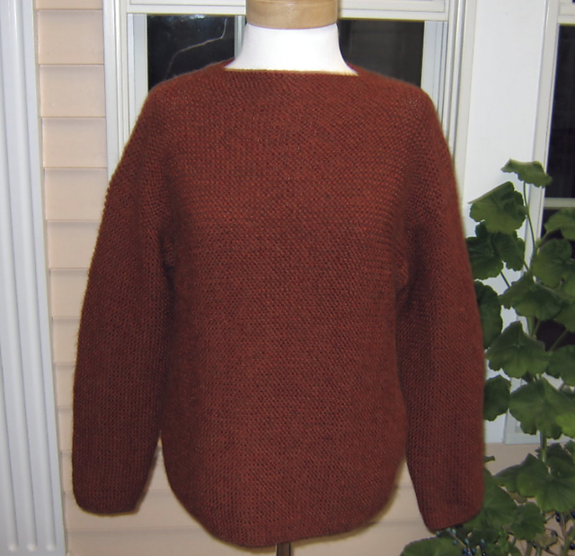 Easy Garter Pullover
