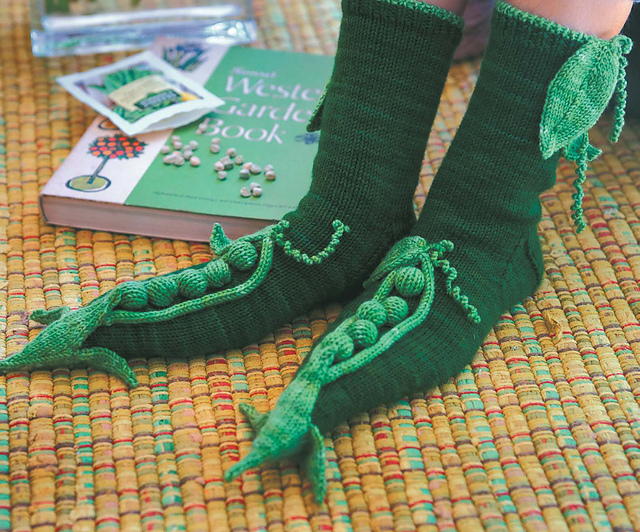 Peas Slipper Socks