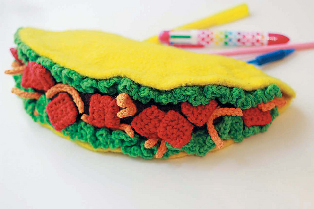 Taco Pencil Case