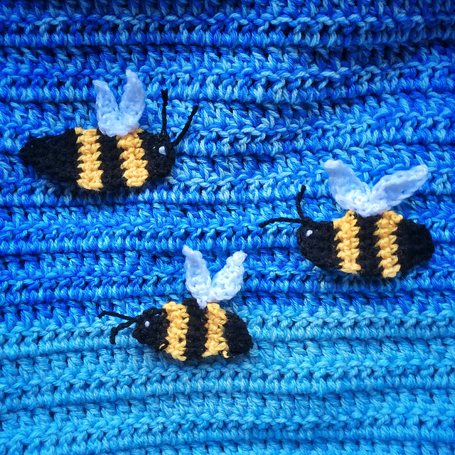 Bee-utiful Bee Applique