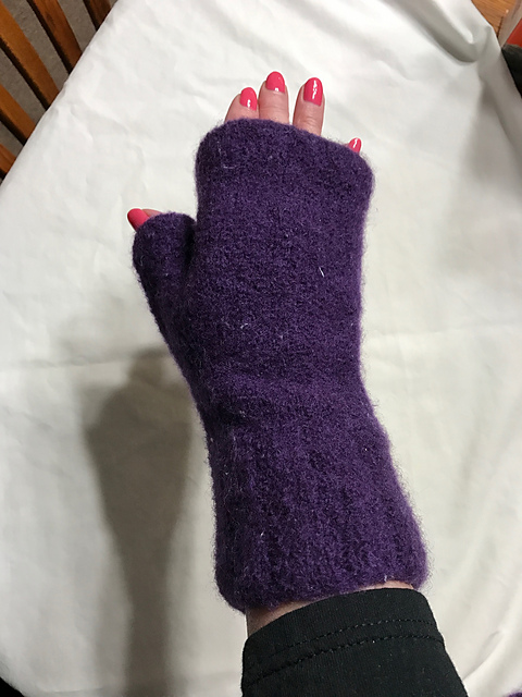 Felted Mittlets