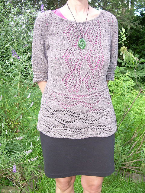 Oyster's Pearl Lace Pullover