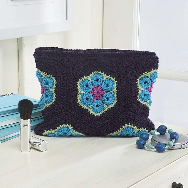 Summer Violets Pouch