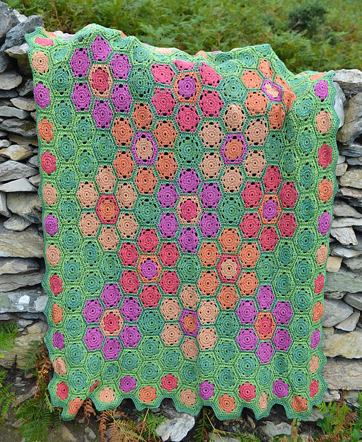 Flower Power Crochet Blanket