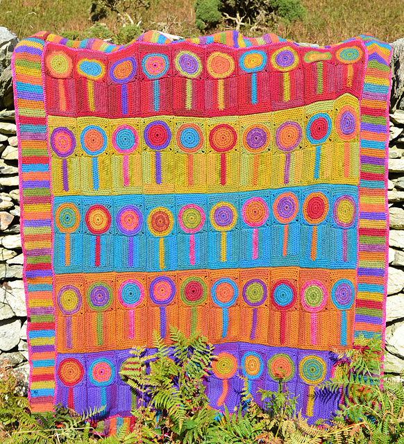 Lollipops Trees Blanket