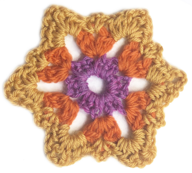 Crab Apple Crochet Motif