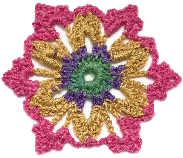 Tansy Crochet Motif