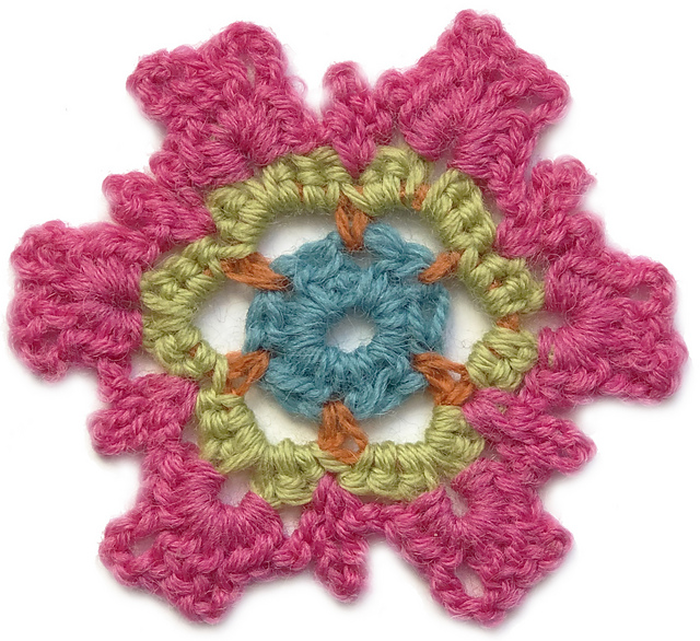 Etoile Crochet Motif