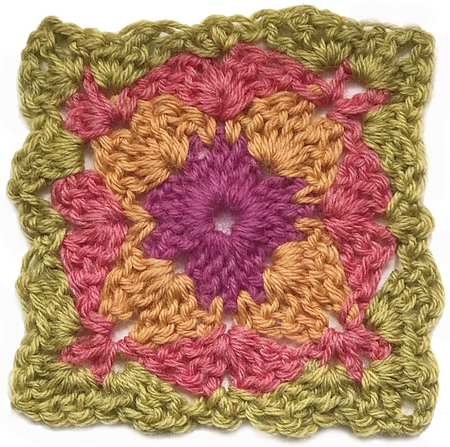 Eglantine Crochet Motif