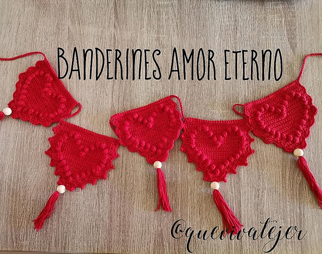 Banderines Amor Eterno