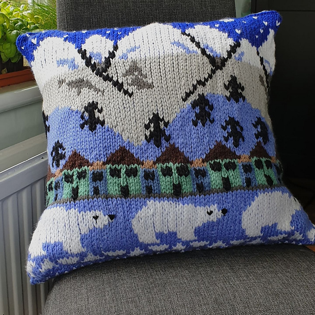 Midnight Mountain Cushion