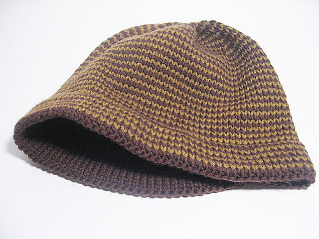 Turned-Brim Hat