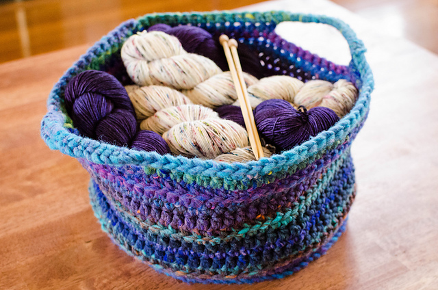 Easy Breezy Crocheted Basket