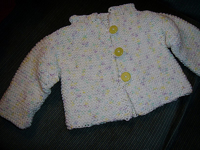 Baby Cardigans and Rainbow Blanket
