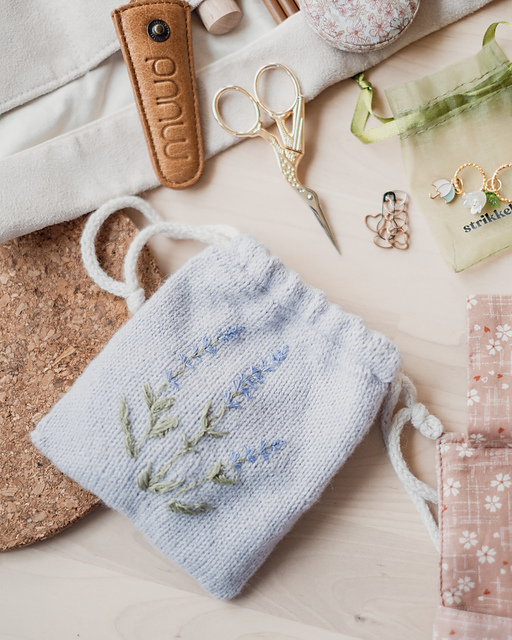 Lavender Drawstring Bag