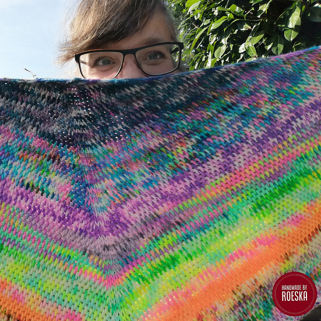 Tunisian Confetti Shawl