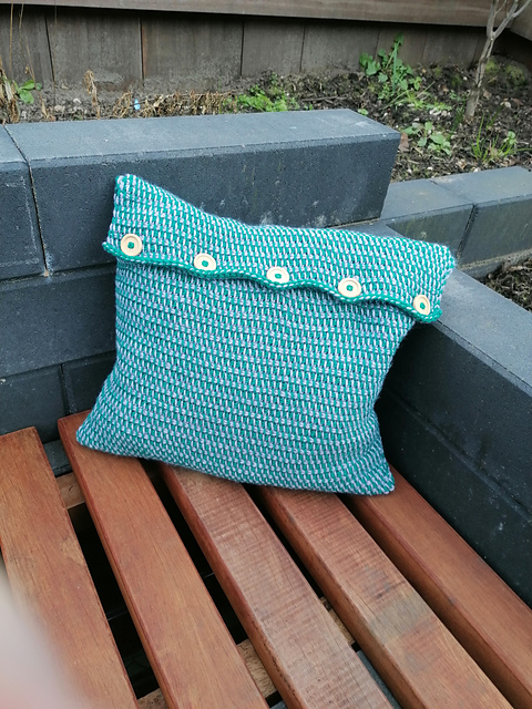 Tunisian Simple Pillowcase