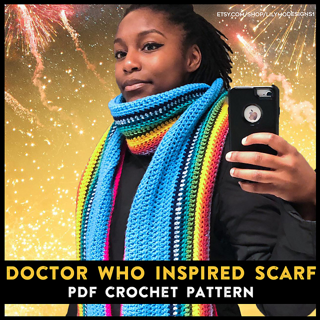 13th Doctor Who Inspired Scarf