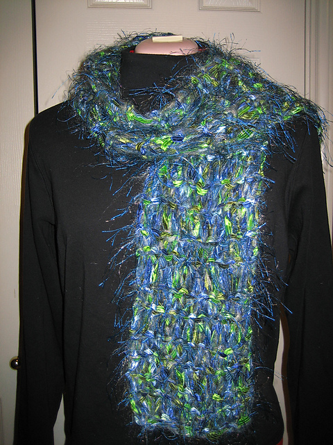 Ribbons and Ridges Scarf