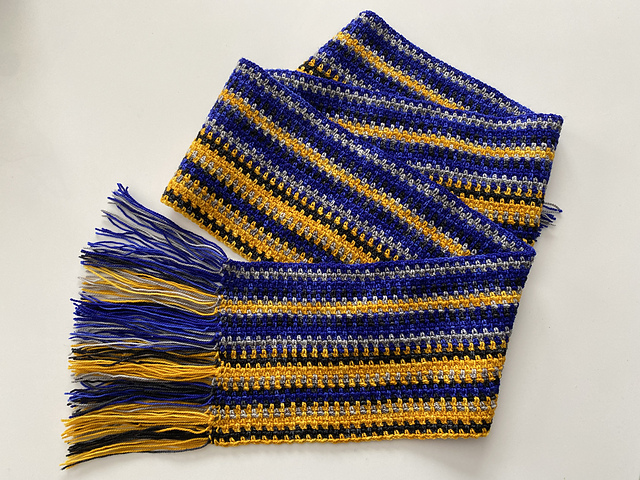 Ravelry: Always a Wolverine Scarf pattern by Rachel Beth