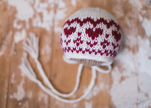 Fair Isle Christmas Bonnet