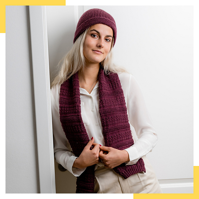 7264 Estense Hat and Scarf