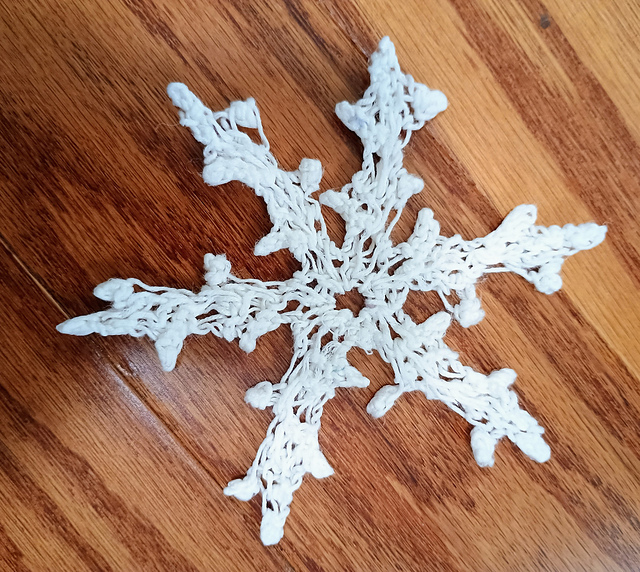 Small Picot Snowflake