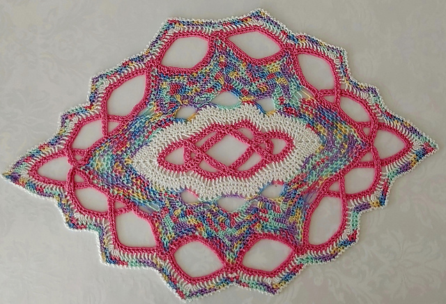 Celtic Oval Doily