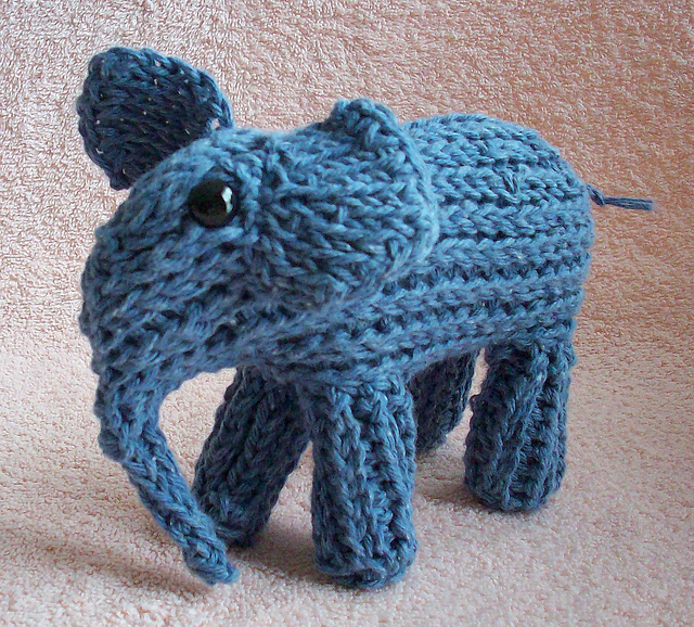 Slip Stitch Elephant