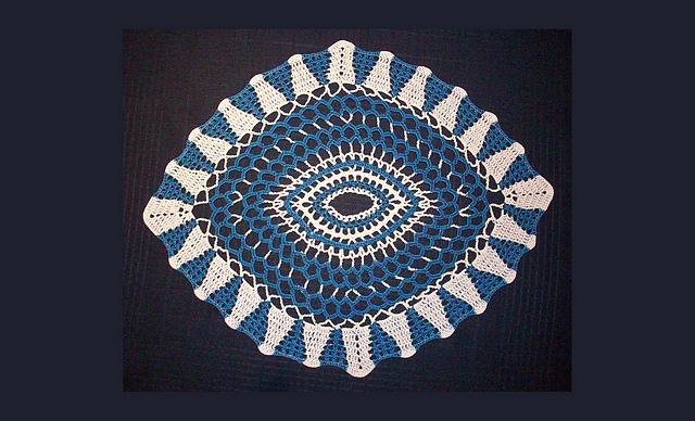 The Opheilia Oval Doily