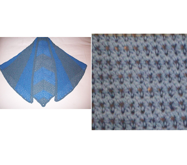 Waffle Shawl