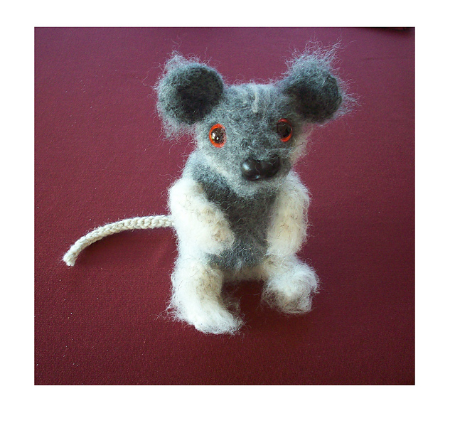 Crocheted "Biggy" Rat