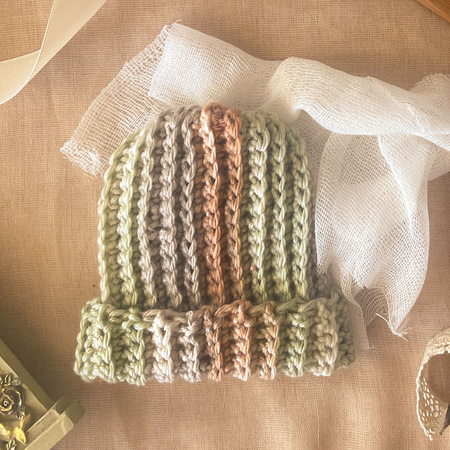 Ribbed Baby Beanie