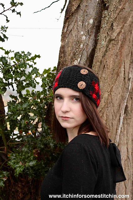 Simply Chic Plaid Ear Warmer