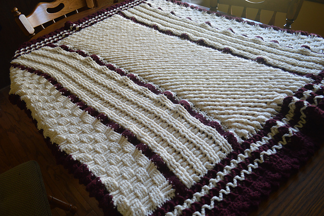 Twisted Cable Afghan