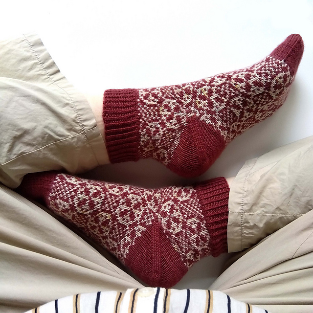 April Garden Socks