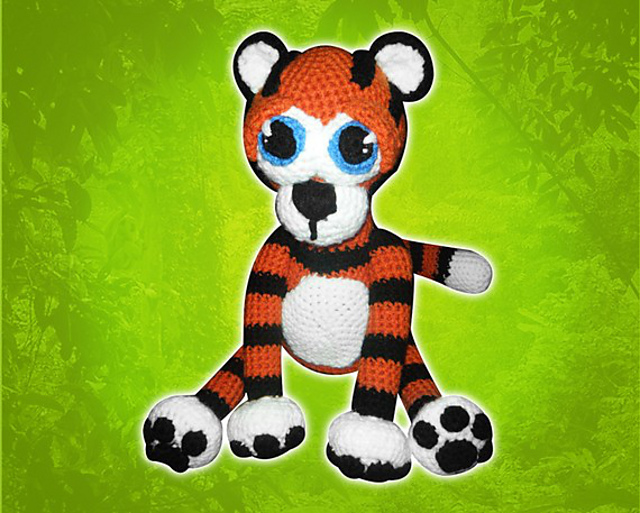 Tennyson the Tiger Cub Amigurumi