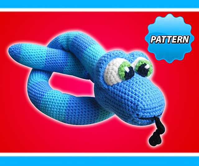 Dudley the Snake Amigurumi
