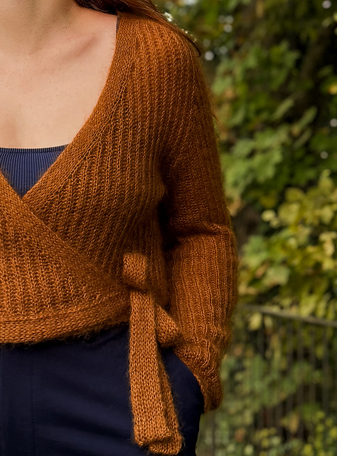 Wickelcardigan Lana Wickel Cardigan Lang Brioche Bliss Wrap Cardigan