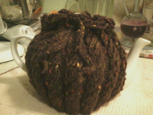 Spiral Rib Tea Cozy