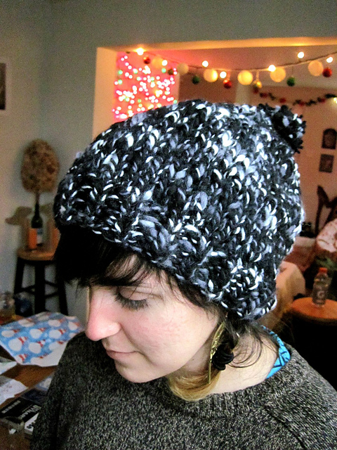 Cozy Pom-Pom Slouch