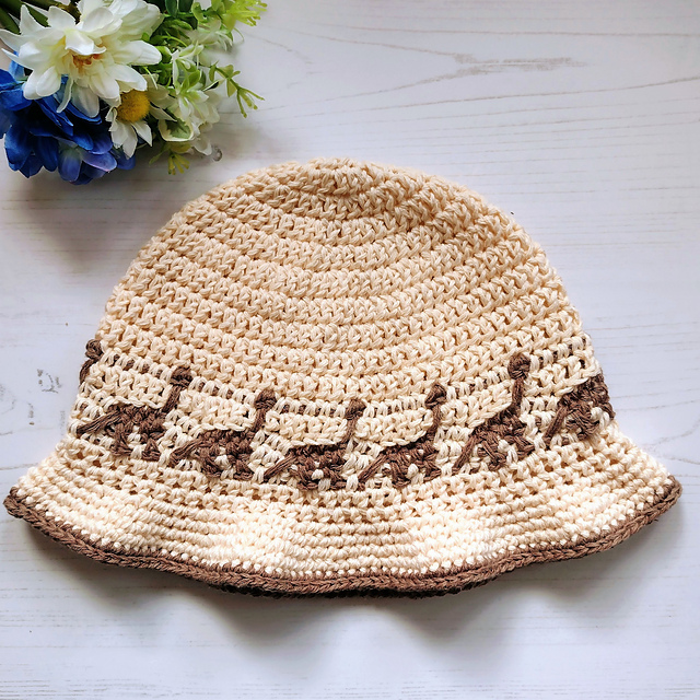 Dino Stitch Sunhat